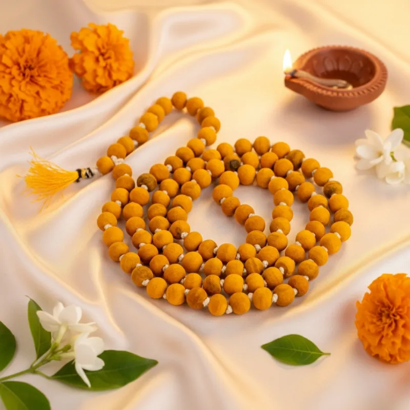 Handmade Natural Haldi Mala 